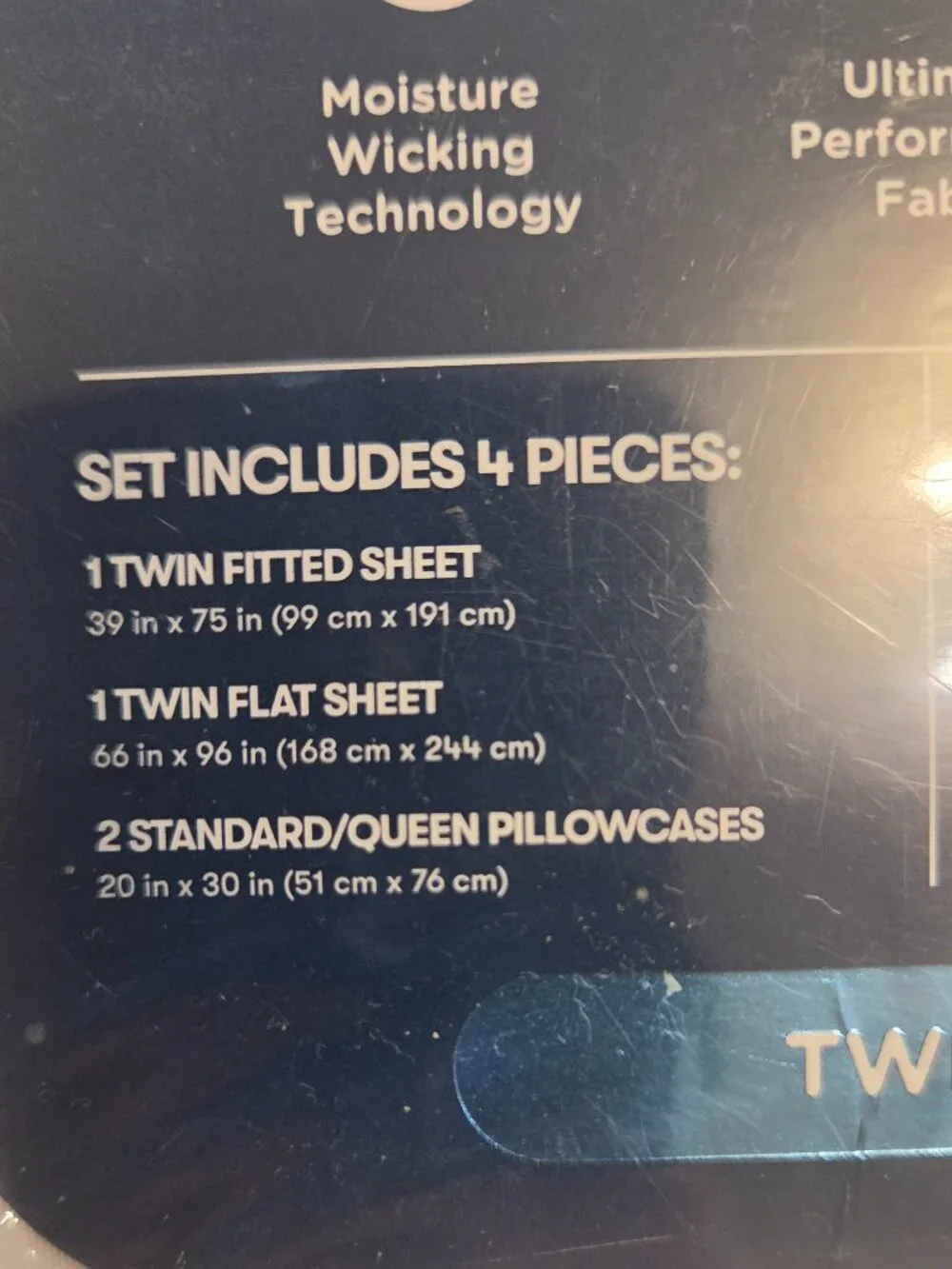 Twin sheet set white